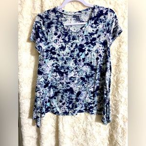 Nice print top by ANA Size M